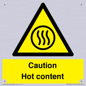 Caution Hot content